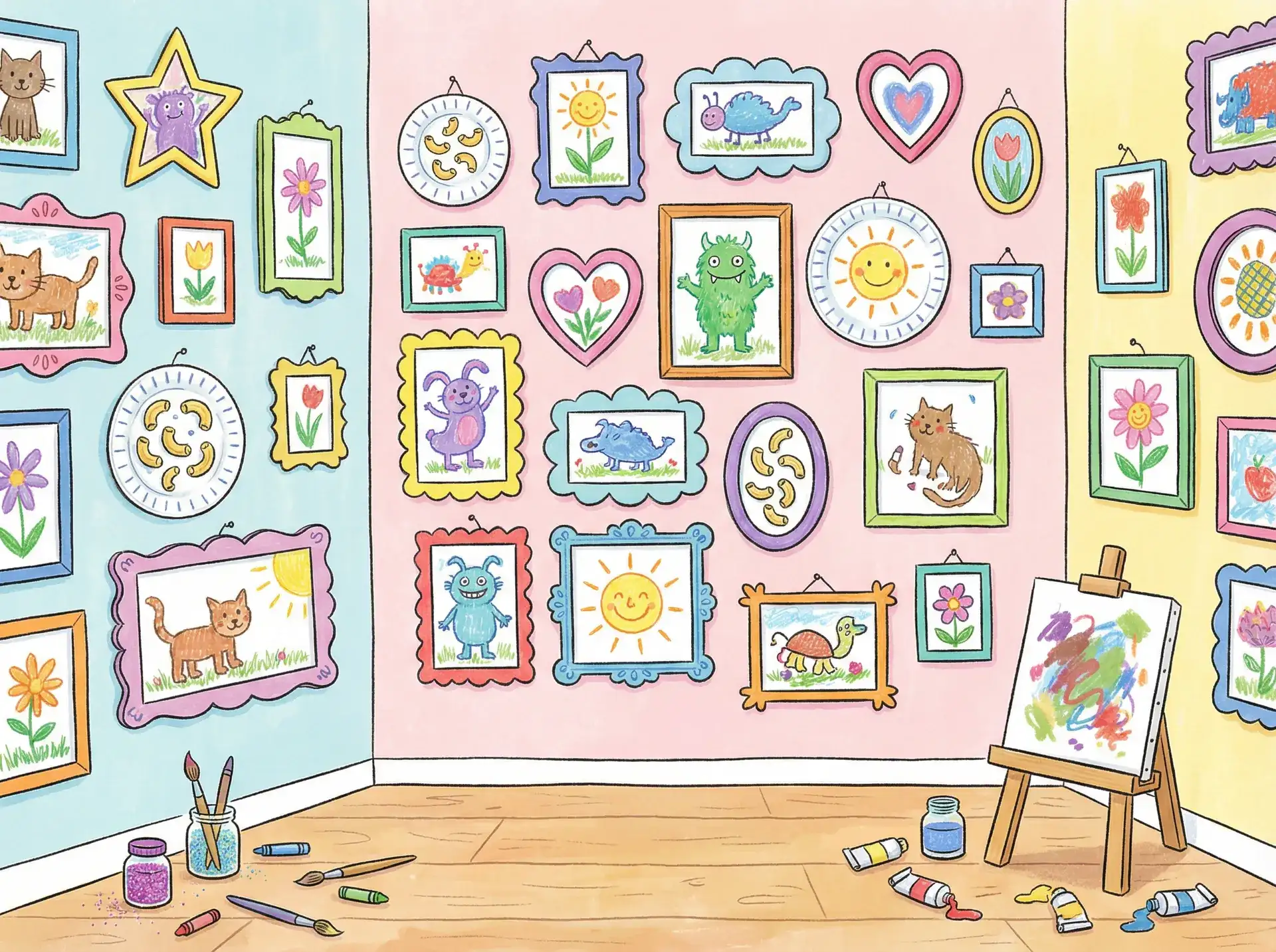 小朋友的彩色画作 - 人妻合集500章 创意展示